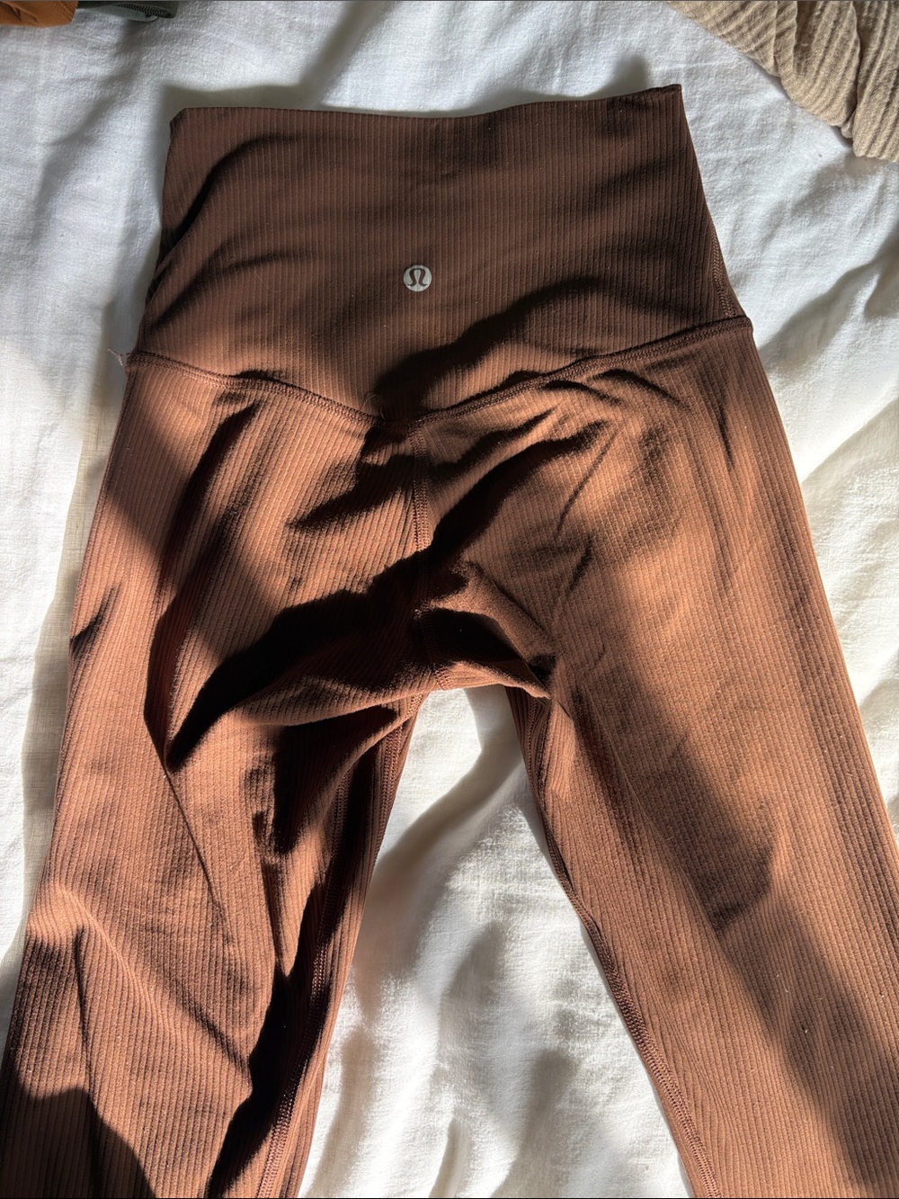lululemon athletica Align Ribbed High-Waist Leggings - chocolate Brown